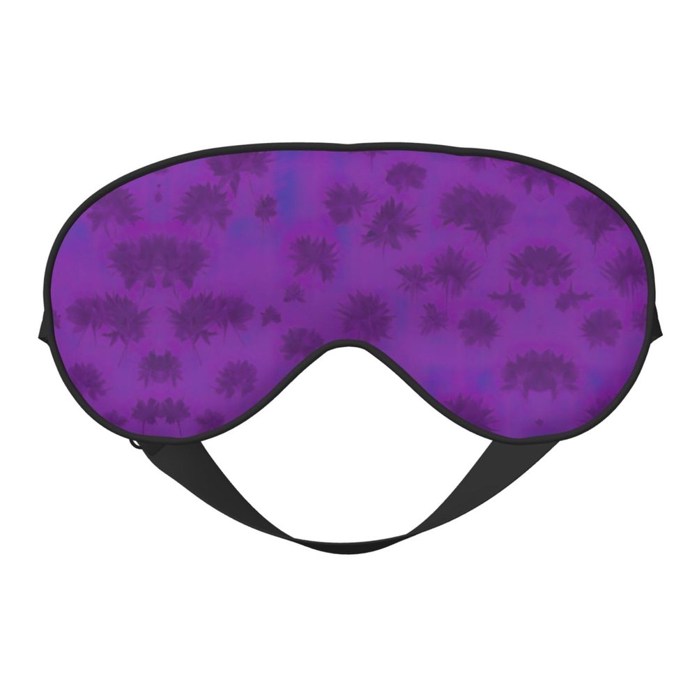Purple Haze04 Print Eye Mask,Silk-Like Sleep Mask,Night Sleeping Mask for Men Women,for Sleep Relaxation