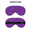 Purple Haze04 Print Eye Mask,Silk-Like Sleep Mask,Night Sleeping Mask for Men Women,for Sleep Relaxation view 2