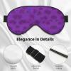 Purple Haze04 Print Eye Mask,Silk-Like Sleep Mask,Night Sleeping Mask for Men Women,for Sleep Relaxation view 4