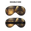 Feather Print Eye Mask,Silk-Like Sleep Mask,Night Sleeping Mask for Men Women,for Sleep Relaxation view 2