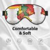Abstract German Flag Map01 Print Eye Mask,Silk-Like Sleep Mask,Night Sleeping Mask for Men Women,for Sleep Relaxation view 3