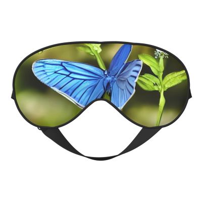 Butterflies and Blooms Print Eye Mask,Silk-Like Sleep Mask,Night Sleeping Mask for Men Women,for Sleep Relaxation