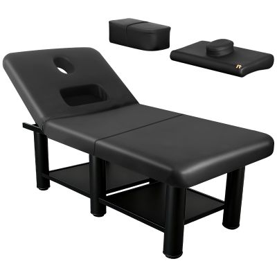 2000 Lbs Foldable Physical Massage Couch, 6 Square Legs Foldable Tattoo Bed with 5 Inch Thick Non-Slip Mat for Spa Footmassage Facial Carespa Tattoo