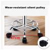 Aikimfuly Adjustable Rolling Shop Stool with Wheels - Swivel Salon Chair for Workbench, Massage Spa & Tattoo Photography view 4