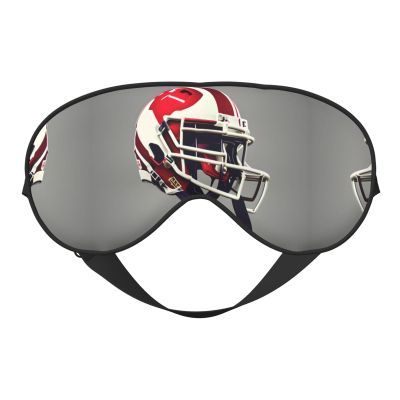 American Football Print Eye Mask,Silk-Like Sleep Mask,Night Sleeping Mask for Men Women,for Sleep Relaxation
