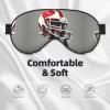 American Football Print Eye Mask,Silk-Like Sleep Mask,Night Sleeping Mask for Men Women,for Sleep Relaxation view 2
