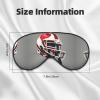 American Football Print Eye Mask,Silk-Like Sleep Mask,Night Sleeping Mask for Men Women,for Sleep Relaxation view 4