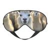 Cute Llama Print Eye Mask,Silk-Like Sleep Mask,Night Sleeping Mask for Men Women,for Sleep Relaxation view 1