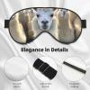 Cute Llama Print Eye Mask,Silk-Like Sleep Mask,Night Sleeping Mask for Men Women,for Sleep Relaxation view 4