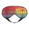 Colorful Painted Wood Print Eye Mask,Silk-Like Sleep Mask,Night Sleeping Mask for Men Women,for Sleep Relaxation view 1