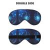 Daisy Flowers Print Eye Mask,Silk-Like Sleep Mask,Night Sleeping Mask for Men Women,for Sleep Relaxation view 2