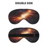 Fun Easter Rabbit Print Eye Mask,Silk-Like Sleep Mask,Night Sleeping Mask for Men Women,for Sleep Relaxation view 2