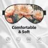 Cactus Floral Bloom Print Eye Mask,Silk-Like Sleep Mask,Night Sleeping Mask for Men Women,for Sleep Relaxation view 3