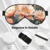 Cactus Floral Bloom Print Eye Mask,Silk-Like Sleep Mask,Night Sleeping Mask for Men Women,for Sleep Relaxation view 4