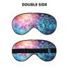 Chemical Periodic Table Print Eye Mask,Silk-Like Sleep Mask,Night Sleeping Mask for Men Women,for Sleep Relaxation view 2