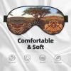 Llama Cactus Desert Plant Print Eye Mask,Silk-Like Sleep Mask,Night Sleeping Mask for Men Women,for Sleep Relaxation view 3