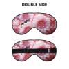 Beautiful Polka Dot2 Print Eye Mask,Silk-Like Sleep Mask,Night Sleeping Mask for Men Women,for Sleep Relaxation view 2