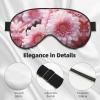 Beautiful Polka Dot2 Print Eye Mask,Silk-Like Sleep Mask,Night Sleeping Mask for Men Women,for Sleep Relaxation view 4
