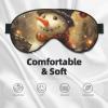 Cute Snowman Print Eye Mask,Silk-Like Sleep Mask,Night Sleeping Mask for Men Women,for Sleep Relaxation view 3