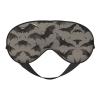 Halloween Bats Grey Print Eye Mask,Silk-Like Sleep Mask,Night Sleeping Mask for Men Women,for Sleep Relaxation view 1