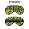Avocado Pattern Print Eye Mask,Silk-Like Sleep Mask,Night Sleeping Mask for Men Women,for Sleep Relaxation view 2