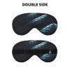 3D Snake Wallpaper3 Print Eye Mask,Silk-Like Sleep Mask,Night Sleeping Mask for Men Women,for Sleep Relaxation view 2