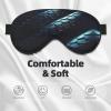 3D Snake Wallpaper3 Print Eye Mask,Silk-Like Sleep Mask,Night Sleeping Mask for Men Women,for Sleep Relaxation view 3