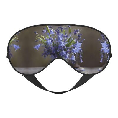 Bluebell Bouquet01 Print Eye Mask,Silk-Like Sleep Mask,Night Sleeping Mask for Men Women,for Sleep Relaxation