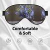 Bluebell Bouquet01 Print Eye Mask,Silk-Like Sleep Mask,Night Sleeping Mask for Men Women,for Sleep Relaxation view 3