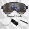 Bluebell Bouquet01 Print Eye Mask,Silk-Like Sleep Mask,Night Sleeping Mask for Men Women,for Sleep Relaxation view 4