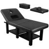 2000 Lbs Storage Folding Massage Table, 45 Adjustable Thickened Physical Therapy Table, 6 Square Legs Reinforce for Spa Tattoo, Facial Bed view 1