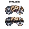 Blueberry Pie 04 Print Eye Mask,Silk-Like Sleep Mask,Night Sleeping Mask for Men Women,for Sleep Relaxation view 2