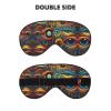 Eyes 2 Print Eye Mask,Silk-Like Sleep Mask,Night Sleeping Mask for Men Women,for Sleep Relaxation view 2