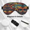 Eyes 2 Print Eye Mask,Silk-Like Sleep Mask,Night Sleeping Mask for Men Women,for Sleep Relaxation view 4