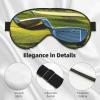Golf Club Print Eye Mask,Silk-Like Sleep Mask,Night Sleeping Mask for Men Women,for Sleep Relaxation view 4