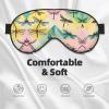 Dragonfly Print Eye Mask,Silk-Like Sleep Mask,Night Sleeping Mask for Men Women,for Sleep Relaxation view 3