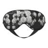 Black White Rose Print Eye Mask,Silk-Like Sleep Mask,Night Sleeping Mask for Men Women,for Sleep Relaxation view 1