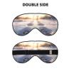Dog Paw Prints Print Eye Mask,Silk-Like Sleep Mask,Night Sleeping Mask for Men Women,for Sleep Relaxation view 2
