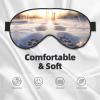 Dog Paw Prints Print Eye Mask,Silk-Like Sleep Mask,Night Sleeping Mask for Men Women,for Sleep Relaxation view 3