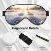 Dog Paw Prints Print Eye Mask,Silk-Like Sleep Mask,Night Sleeping Mask for Men Women,for Sleep Relaxation view 4