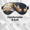 Aircraft Carrier Print Eye Mask,Silk-Like Sleep Mask,Night Sleeping Mask for Men Women,for Sleep Relaxation view 3