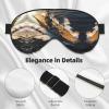 Aircraft Carrier Print Eye Mask,Silk-Like Sleep Mask,Night Sleeping Mask for Men Women,for Sleep Relaxation view 4