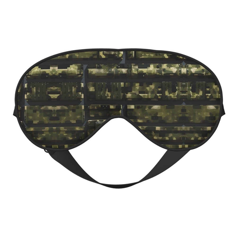 Army Digital Camouflage Print Eye Mask,Silk-Like Sleep Mask,Night Sleeping Mask for Men Women,for Sleep Relaxation