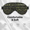 Army Digital Camouflage Print Eye Mask,Silk-Like Sleep Mask,Night Sleeping Mask for Men Women,for Sleep Relaxation view 3