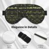 Army Digital Camouflage Print Eye Mask,Silk-Like Sleep Mask,Night Sleeping Mask for Men Women,for Sleep Relaxation view 4