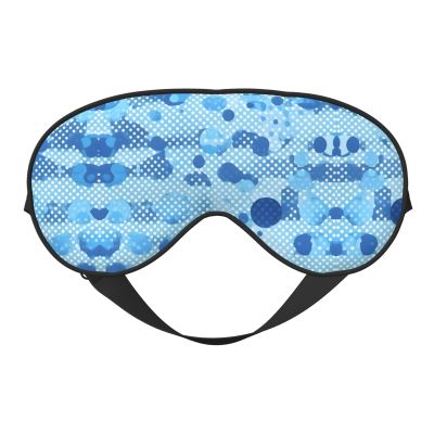 Blue Polka Dot Print Print Eye Mask,Silk-Like Sleep Mask,Night Sleeping Mask for Men Women,for Sleep Relaxation