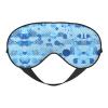Blue Polka Dot Print Print Eye Mask,Silk-Like Sleep Mask,Night Sleeping Mask for Men Women,for Sleep Relaxation view 1
