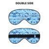 Blue Polka Dot Print Print Eye Mask,Silk-Like Sleep Mask,Night Sleeping Mask for Men Women,for Sleep Relaxation view 2