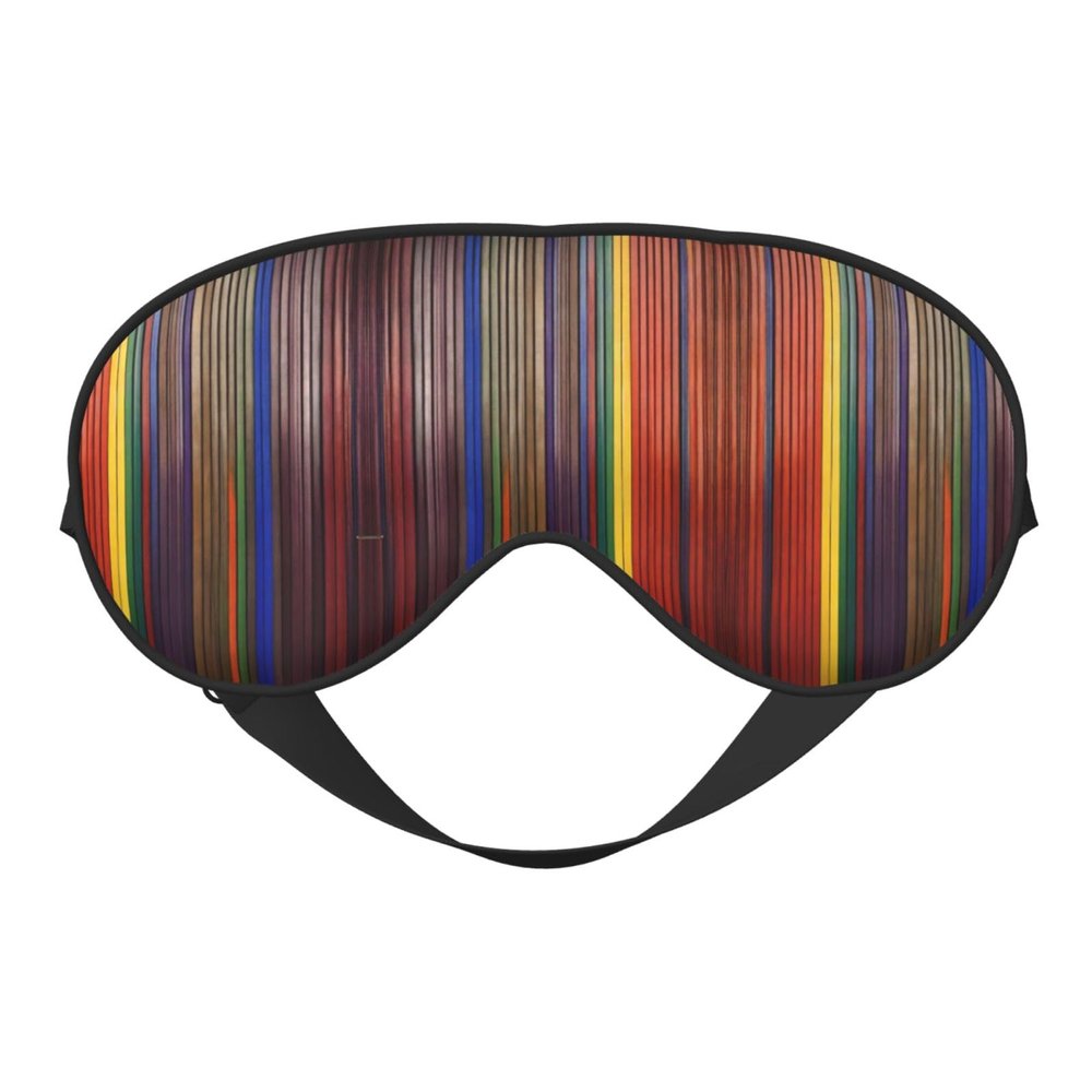 Colorful Brick Print Eye Mask,Silk-Like Sleep Mask,Night Sleeping Mask for Men Women,for Sleep Relaxation