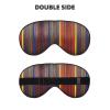 Colorful Brick Print Eye Mask,Silk-Like Sleep Mask,Night Sleeping Mask for Men Women,for Sleep Relaxation view 2